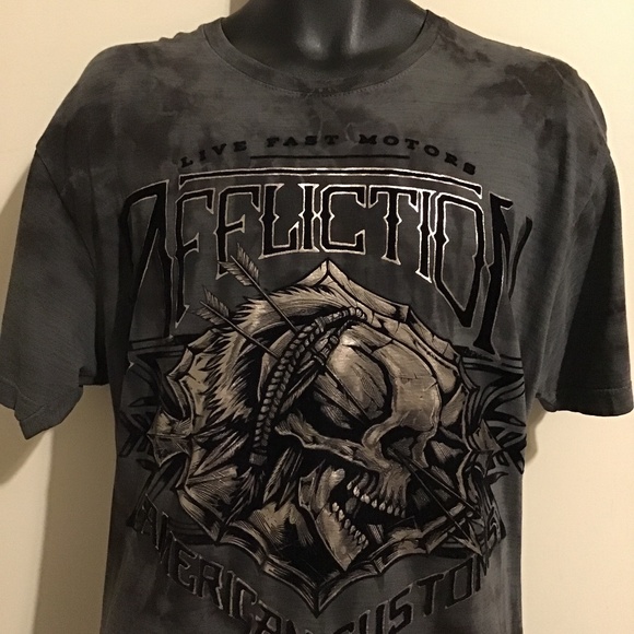 🔥SALE! AFFLICTION,NWOT, see pics, new cond. tye-dye, awesome graphics 🔥🔥 - Picture 1 of 11